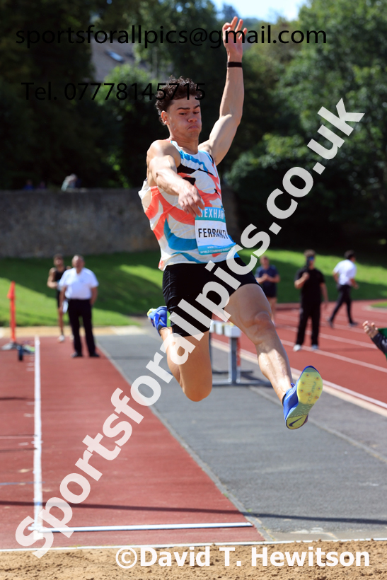 Decathlon long jump, 2025 EAP International Combined Events, Hexham, Northumberland.  Photo: David T. Hewitson/Sports for All Pics